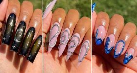 Variations and inspirations for your chrome manicure