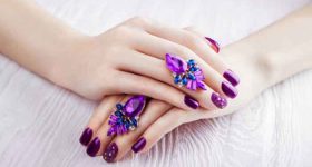 What are the different types of professional manicure?